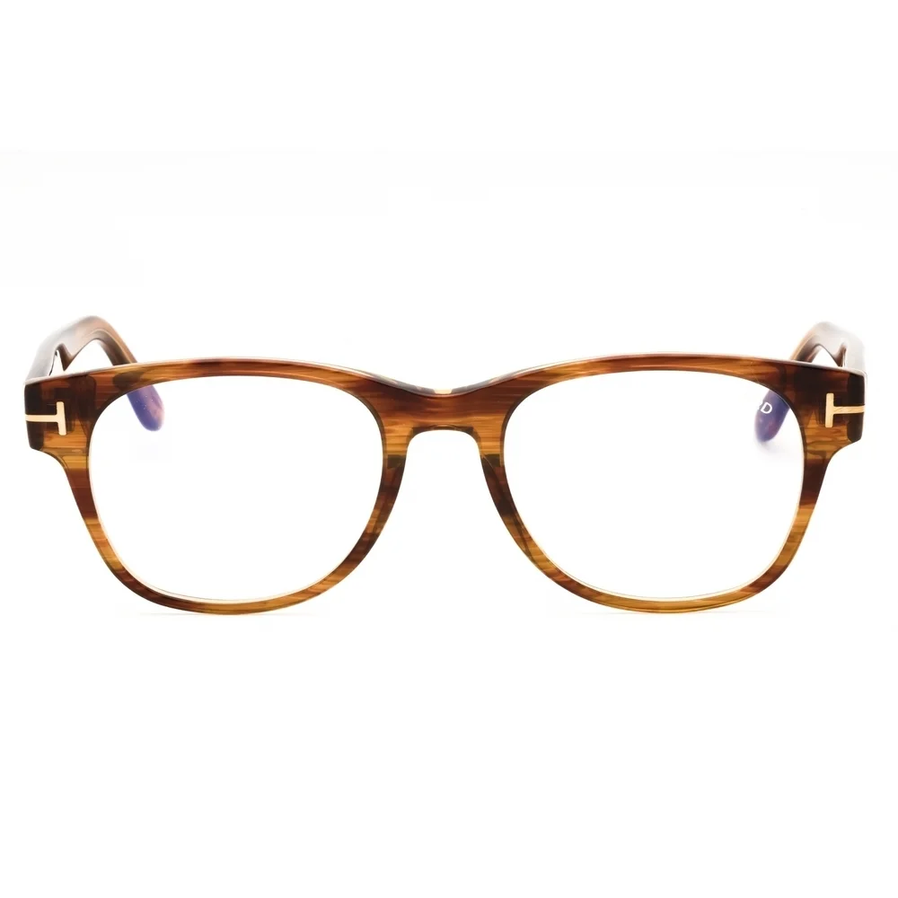 Tom Ford FT5898 Eyeglasses Dark Brown Acetate Oval